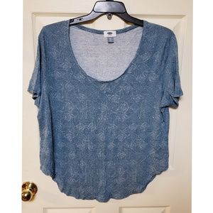 XXL Old Navy Short Sleeved Patterned Top